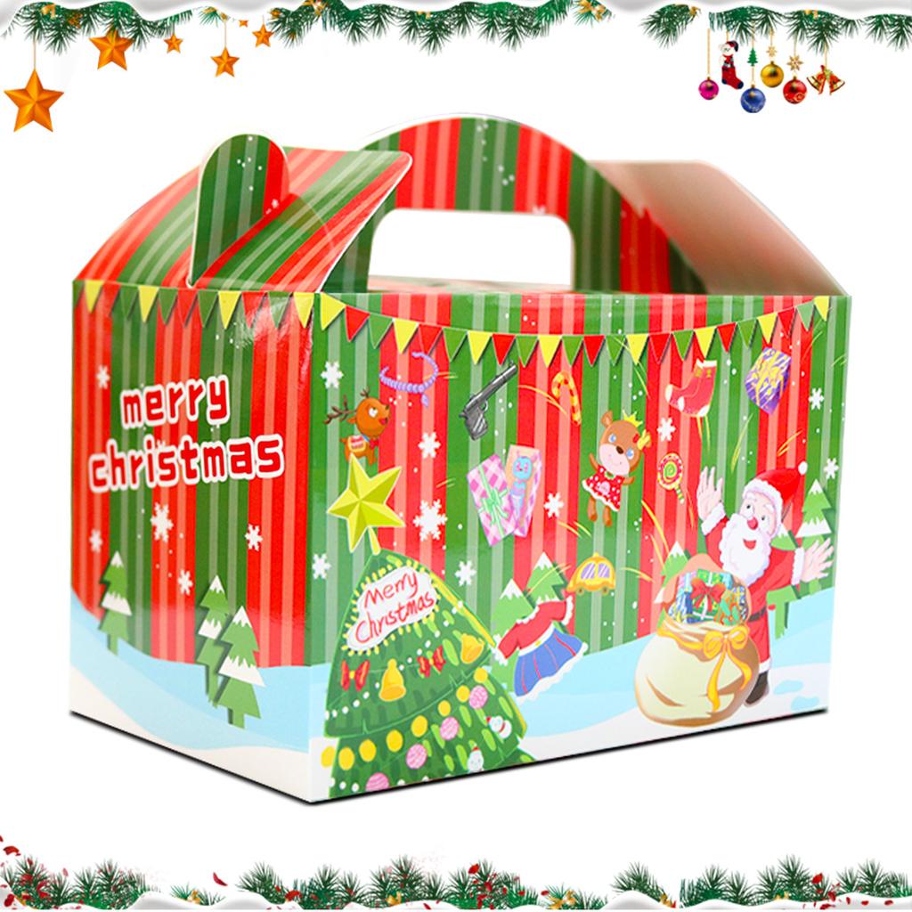 Christmas Decoration Cartoon Gift Box Candy Box Gift Box Carton Apple Gift Box Customization