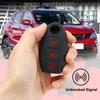 Силиконовый чехол-накладка на ключ с 3 кнопками для Nissan Qashqai Micra Juke F15