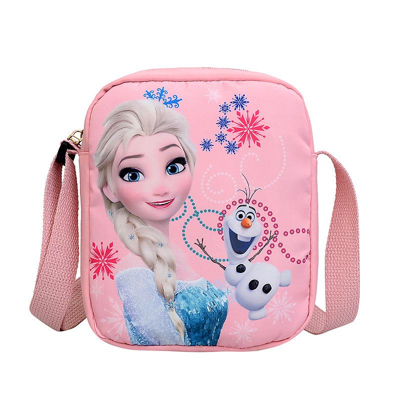 Disney Кросс-боди сумка с принцессой Замороженная Эльза София Мультяшная сумка через плечо для девочек Повседневная модная уличная сумка Подарок на день рождения