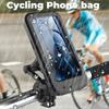 Motorcycle Bike Waterproof Phone Holder Magnetic 360° Swivel Adjustable Cycling Phone Bag GPS Stand Secure Phone Mount