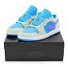 DX4334-300 Nike Air Jordan 1 Low Акватон Психический Небесное Золото Синий (Мужской)
