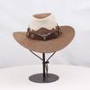 Wide Brim Western Cowboy Hats Ethnic Style Sun Protection Fisherman Cap  Cycling
