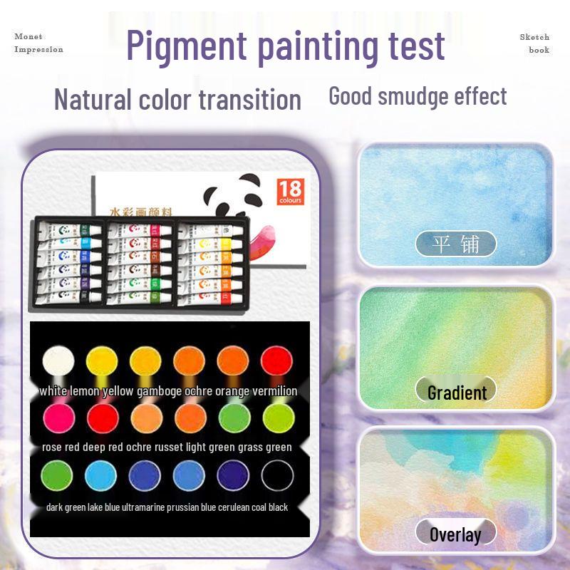 Portable Mini Watercolor & Acrylic Painting Easel Set with Sketchbook