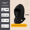 Велосипедный балаклава 3-в-1 Ветрозащитная защита Шапка Маска Грелка для шеи Для катания на лыжах Бега Занятий спортом на открытом воздухе Незаменимый аксессуар для холодной погоды