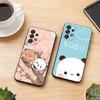 Милый Чехол для Телефона B-BuBu DuDu Черный Силиконовый Мягкий Для Samsung S25,S24,S21,S22,S23,S30,Ultra,S20,Plus,Fe,Lite