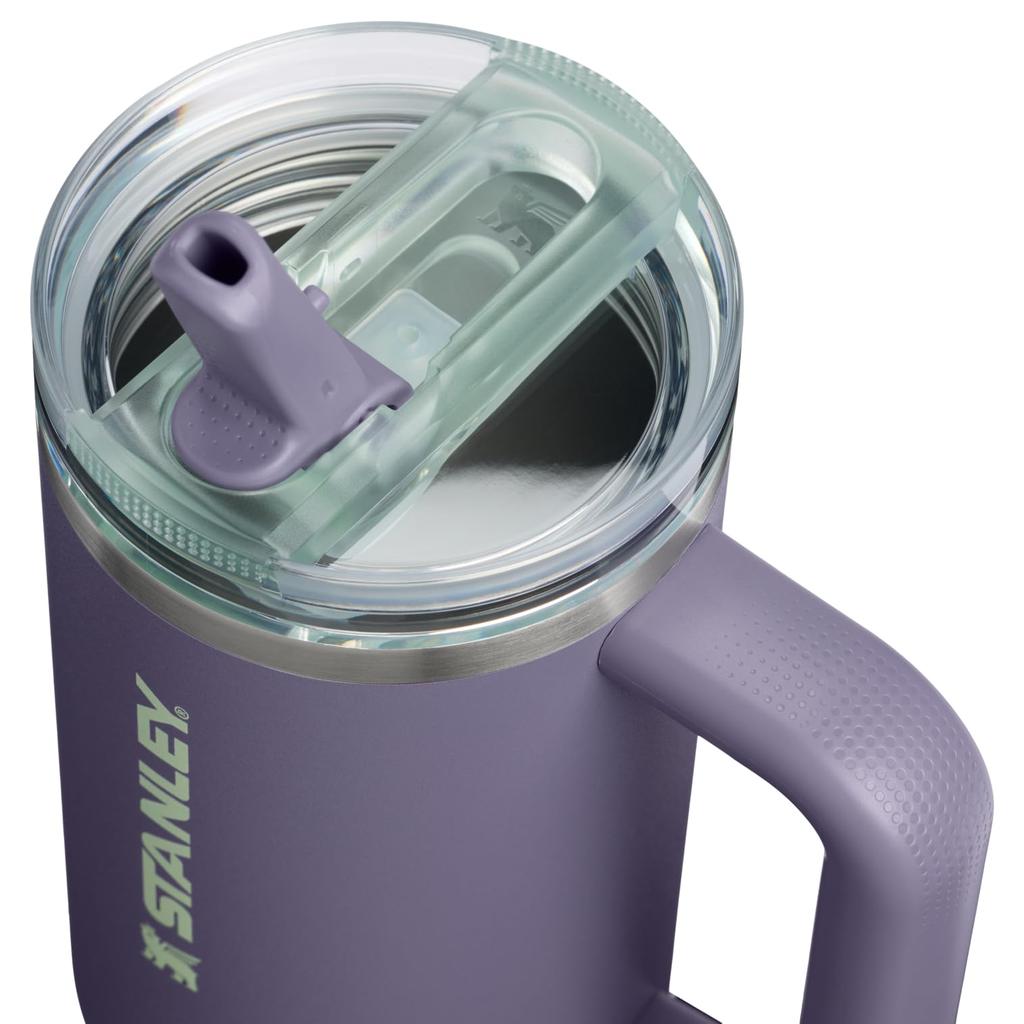 Термокружка Stanley 1913 Quencher Pro Tour с откидной крышкой и соломинкой, с вакуумной изоляцией, цвет Пурпурный Амбра, 30 унций / 0,89 л