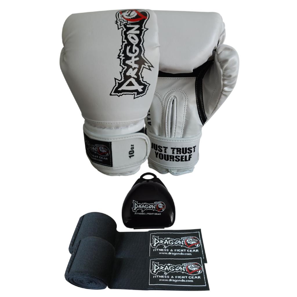 Боксерские перчатки для атаки, кикбоксинг, муай тай, боксерские перчатки, набор из 3 повязок и каппы