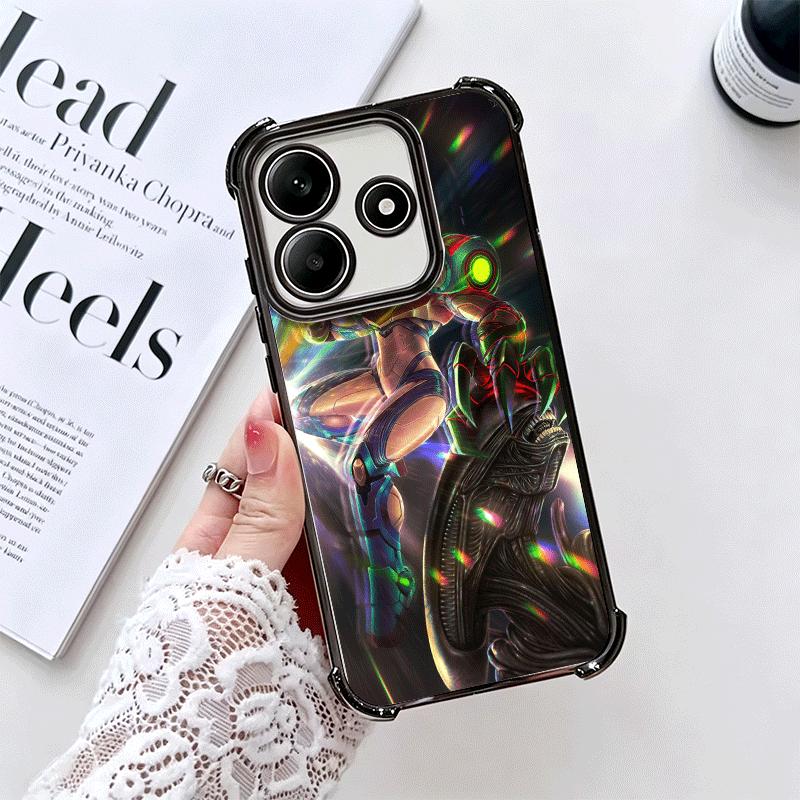 M-Metroids Soft Phone Case For Xiaomi Redmi Note 14 15 Pro Plus 13 12 11S 11T 5G 10 9S 9 Plating Anti-Fall Fundas