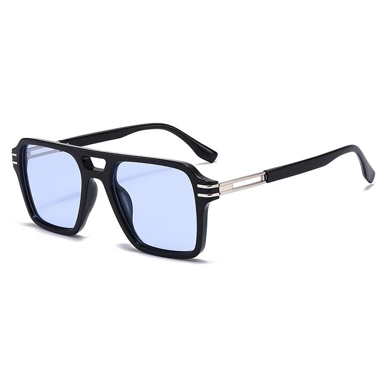 Модные квадратные женские солнцезащитные очки Пластиковые фотохромные очки Оправа для очков Мужские Винтажные Ретро Для Женщин Солнцезащитные очки Uv400