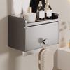 Wall Mounted Bathroom Tissue Box Waterproof Draw Tissue Box Practical Toilet Paper Holder Bathroom