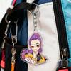 Witch Hunters Keychain Rich Character Modeling Lightweight Portable Key Chain Vibrant Color Anime Girl Charm Key Holder