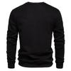 European and American Men's Spring Autumn Long Sleeve Solid Color Sweatshirt Fashion Casual Loose Fit Crew Neck Pullover