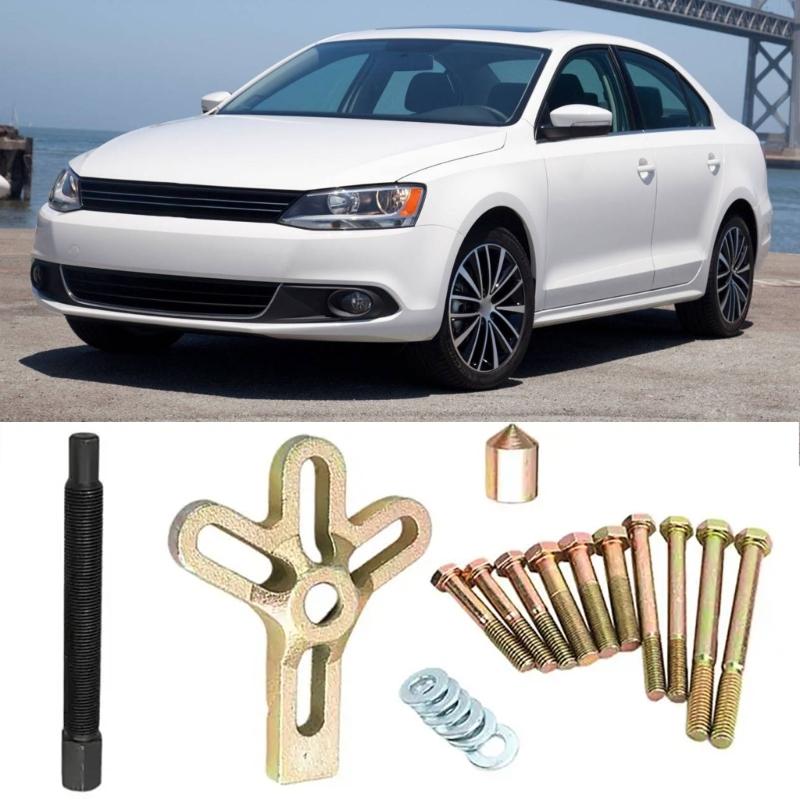 Набор для обслуживания рулевого колеса автомобиля, набор для снятия зубчатого шкива рулевого колеса автомобиля, набор для снятия маховика