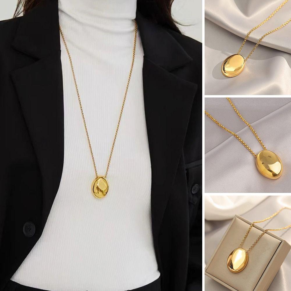 Матовый металлический свитер цепочка тонкая цепочка одежда кулон элегантный воротник украшение женские подарки