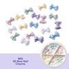1BOX Colorful Nail Charms 3D Flower Bowknot Leaf Butterfly Mixed Nail Jewelry Kit DIY Nail Art Decoration Nails Accessories