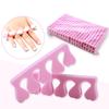 100Pairs/Set Soft Toe Separators Anti-Scratch Sponge Pedicure Toe Bulk Nail Art Finger Stretcher for Adult