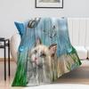 Cat Blanket Cute Cat Decor Animal Throw Blanket Cat Gifts for Cat Lovers Girls Boys Super Warm Soft Lightweight Flannel Blanket