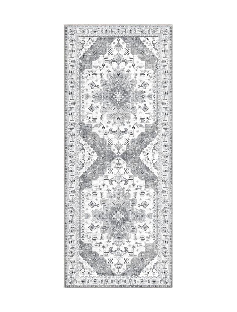 Bohemian Style Runner Rug Retro Light Luxury Kitchen Carpets Fashionable Creative Machine Washable Non-slip Corridor Mats Tapis