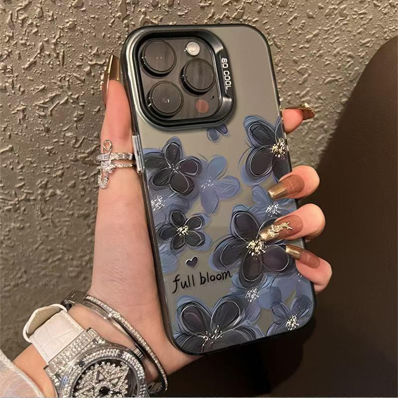 Ink Wash Floral Phone Case for iPhone 17/16 Pro/15 Pro Max/14/13