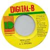 7-дюймовая пластинка A. J. КОРИЧНЕВЫЙ - Новая любовь НИКАКОЙ Digital-B 2003 Ямайка Регги, Ска и Даб Б/У