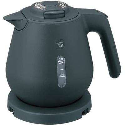Электрический чайник ZOJIRUSHI высокой мощности 1300 Вт сланцево-черный 0,8 л CK-DB08-BM