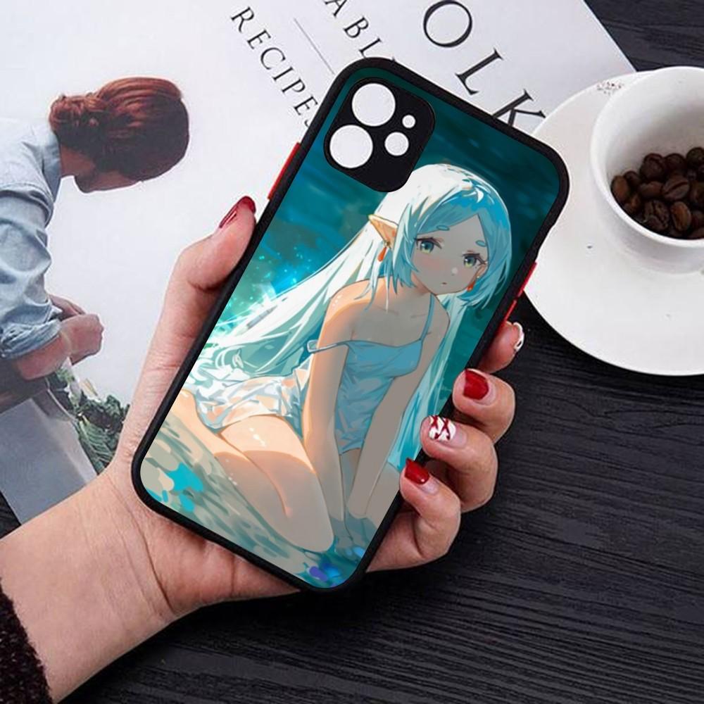 Горячий японский аниме-комикс Фрирен Чехол для телефона Для IPhone 14 11 12 13 Mini Pro Max 8 7 Plus X XR XS MAX Полупрозрачная матовая крышка