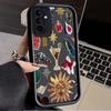 Case For Samsung Galaxy S25 S24 S23 Ultra S22 S21 Plus FE 5G A55 A54 A35 A15 Planet Sun Cocktail Print Silicone Phone Case