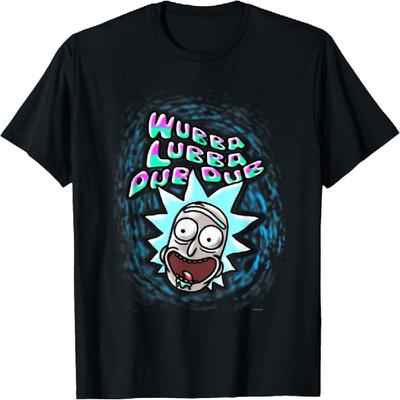 Рик и Морти Wubba Lubba Dub Dub Взрослая Мультяшная Модная Футболка