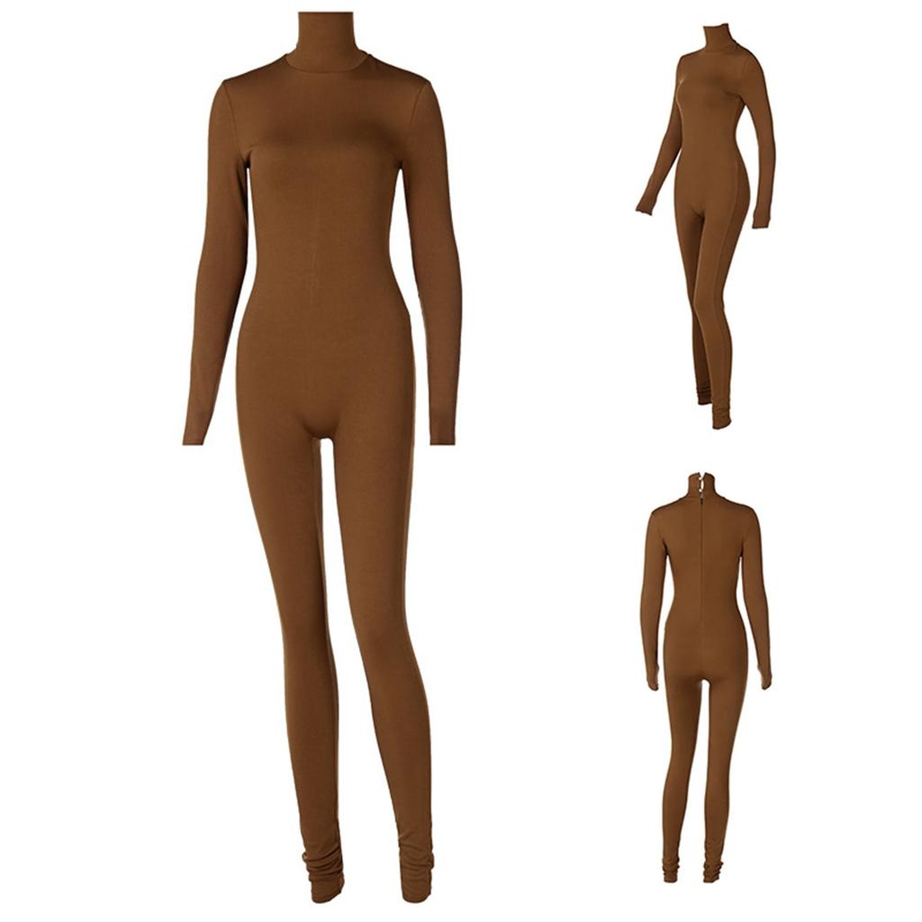 Women's Spring And Summer Sexy All-match Solid Color Jumpsuit