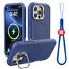 3 IN1 Military Heavy Magnetic Case For iPhone 16 15 14 Plus 13 16 15 14 17 Pro Max Air for MagSafe Magnetic Shockproof Cover