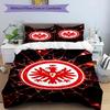3pcs Duvet Cover Set (1*Duvet Cover + 2*Pillowcase, Without Core), Eintracht Frankfurt Print Bedding Set, Bedroom Decor, All‑Season, Birthday Gift