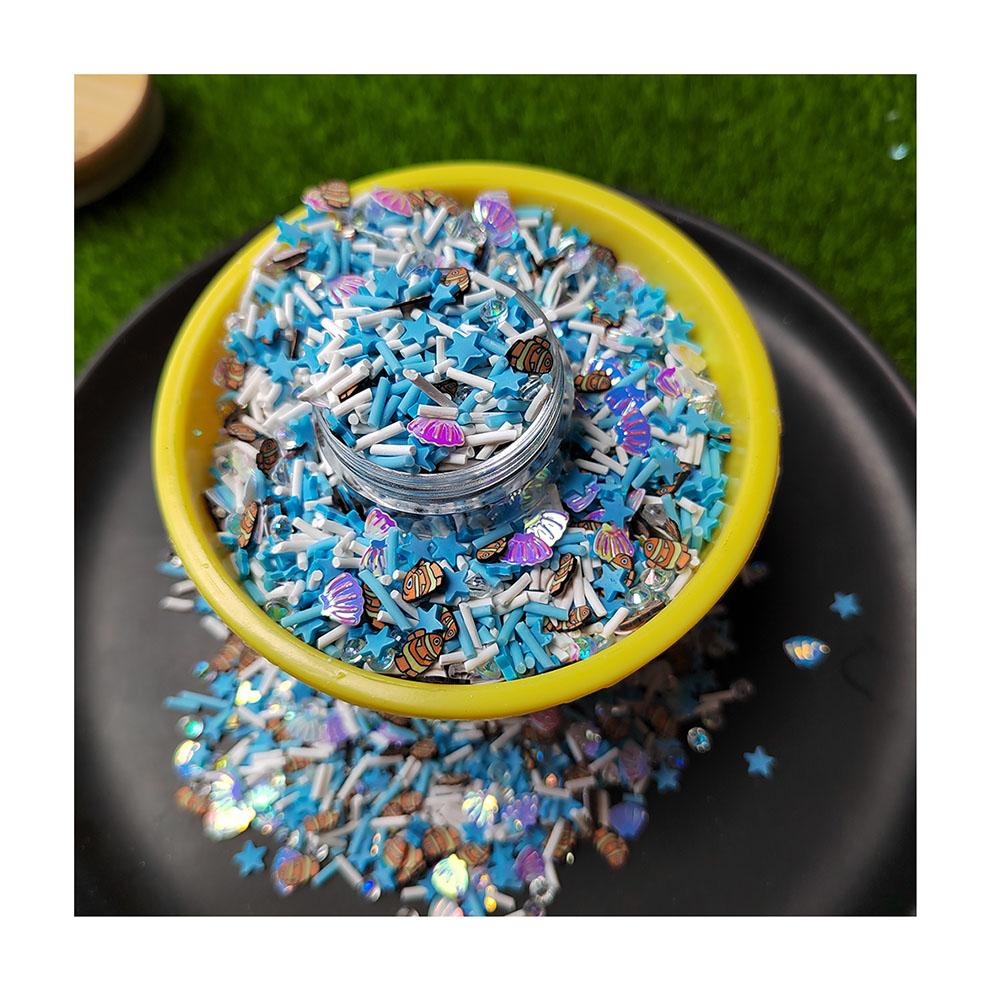 Polymer Clay Fish Sea Animal DIY Crafts Nail Sticker Jewelry Custom Handmade Slime Accessories Supplier