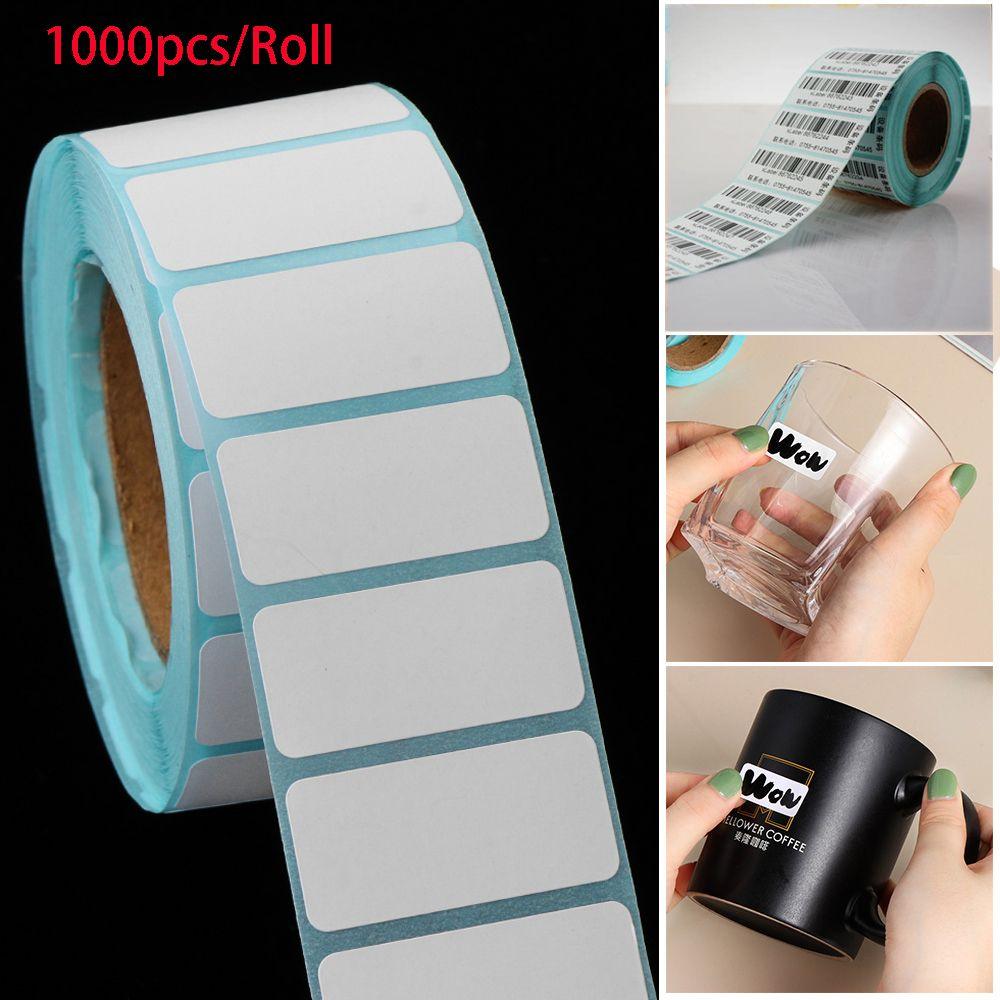 Hot Sale Print Supplies Blank Tag Adhesive Paper Waterproof Thermal Sticker Package Label