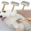 Pet Massage Pet Hair Remover Comb Ergonomic Handle Dog Brush Portable Slicker Brush  Pet Massage