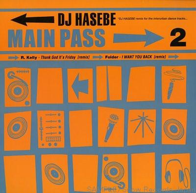 12-дюймовая пластинка DJ HASEBE Main Pass 2 SZ2001 AVEX TRAX 2000 Япония Японский Клубный Танцевальный Б/У