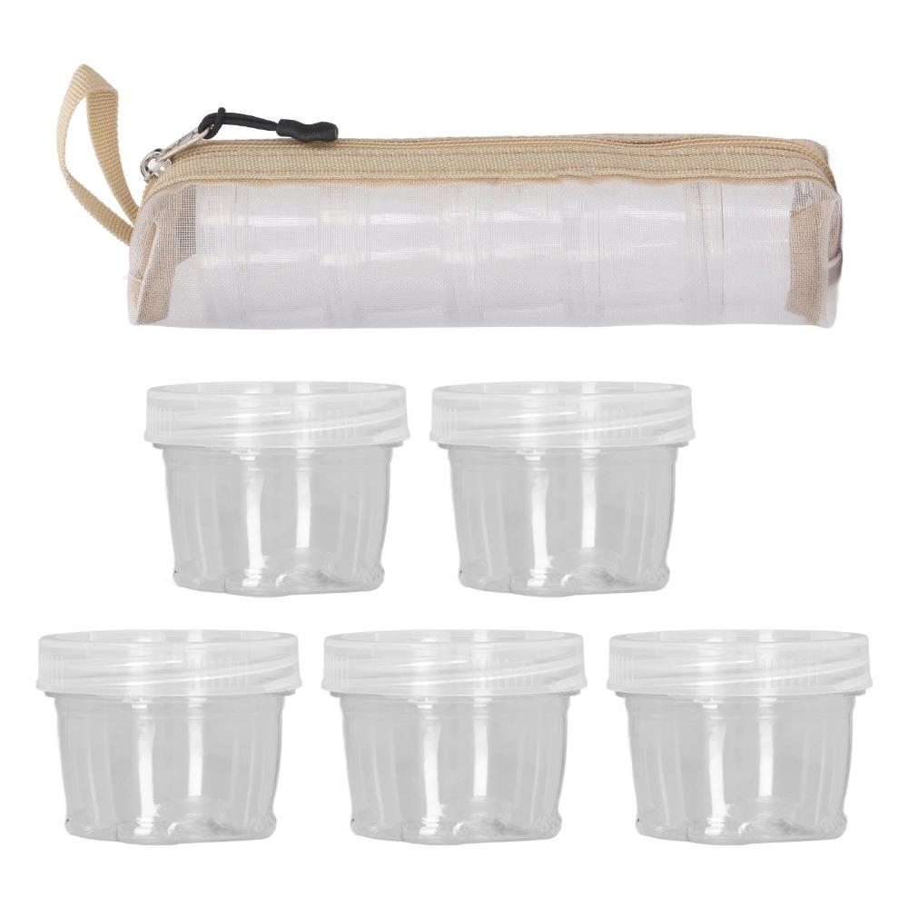 40ml Portable Seasoning Holders PET Spice Dispenser Durable Travel Spice Kits Outdoor