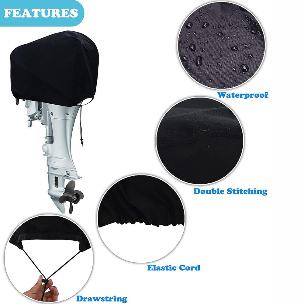Защитный чехол для двигателя лодки из ткани Оксфорд 210D, водонепроницаемый, новый чехол от пыли