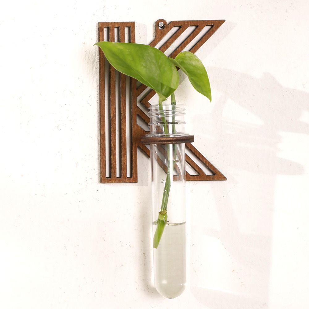 Home Ornaments Wall Mounted Planter A-Z Alphabet Flower Pot Minimalist Wall Decoration Hydroponics