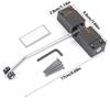 Adjustable Speed Automatic Door Closer Mute Soft Closing Spring Tension Door Closer  Hinged Doors