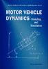 The Motor Vehicle Dynamics: Modeling And Simulation : 43 Book