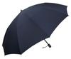 Большой складной зонт на 10 спиц, устойчивый к традиционному тефлону, супер водоотталкивающий, мужской, ветрозащитный, 2-х ярусный, (темно-синий)