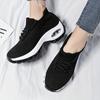 Women Walking Shoes Slip On Sock Sneakers Lady Girls Nurse Mesh Lightweight Sport  Shoes Air Cushion Platform Red Loafers 1862