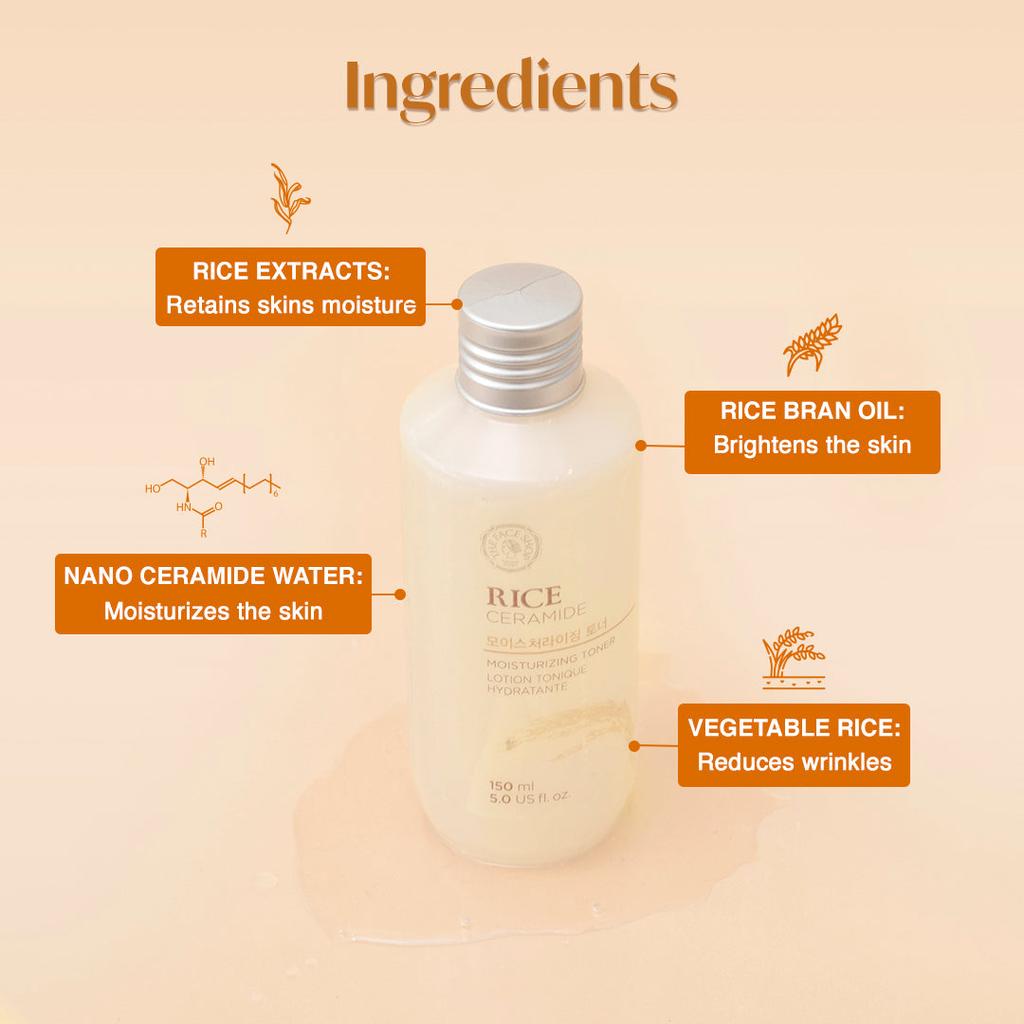 The Face Shop Rice & Ceramide Moisturizing Toner 150ml
