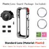 Алюминиевый защитный корпус для камеры Insta360 X6 X5 Рамка Клетка Кролик Силиконовая крышка объектива Холодный башмак Для Insta 360 X6 X5 Аксессуар