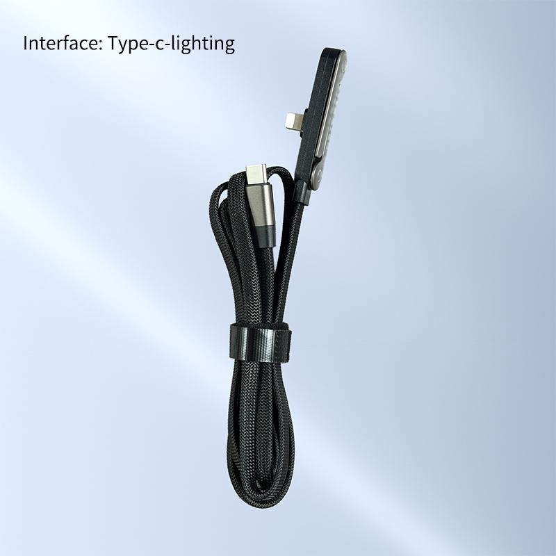 Многофункциональный кабель Type C - Type C мощностью 240 Вт с поддержкой PD, кабель USB C - Type C со складной подставкой для телефона