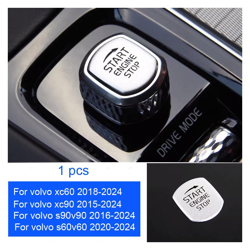 Для volvo XC60 XC90 S90 V90 V60 S60 Накладка с кнопкой старт и ручником, декоративные принадлежности