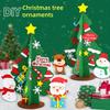 20cm Felt Christmas Tree DIY Handmade Xmas Tree Crafts Kids Gifts New Year Navidad Party Ornaments 2025 Home Table Decorations
