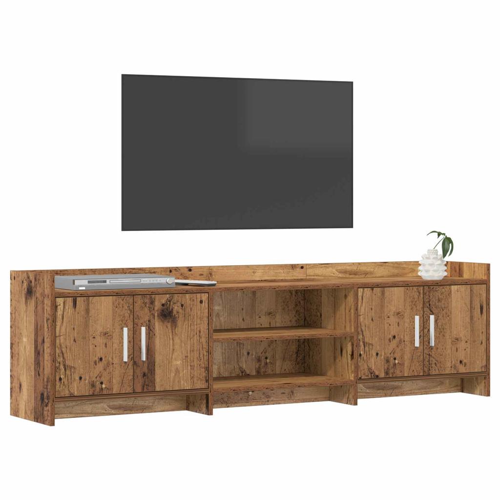 TV Cabinet 168 x 33 x 47 cm Reclaimed Wood Look Engineered Wood