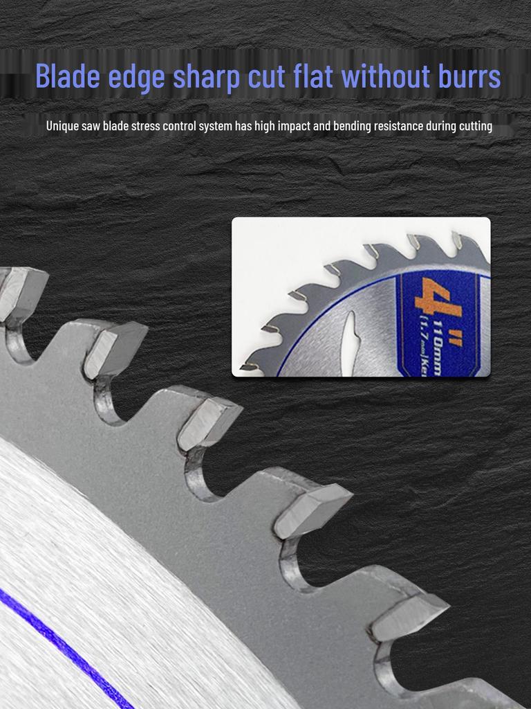 Деревообрабатывающий угловой шлифовальный пильный диск - Сплавной отрезной диск для дерева, Размеры 4/5/7/9 дюймов