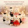 12pcs/bag Plush Animal Bear Plush Foam Toys Plush Doll Cartoon Bouquet Doll  Kids/Children Toys